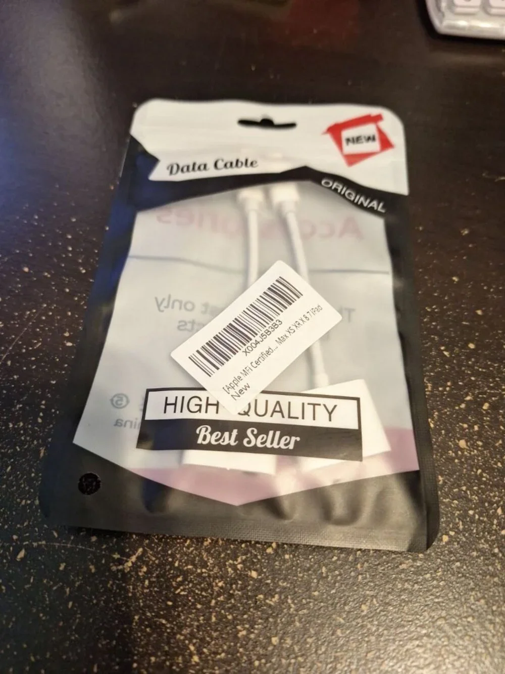 2x 8-Pin to 3.5mm Headphone Jack & Charging Splitter Adapters